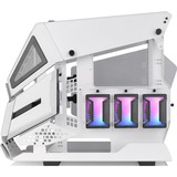 Thermaltake AH T200 Snow Micro Tower Bianco, Chassis Tower bianco, Micro Tower, PC, Bianco, micro ATX, Mini-ITX, SPCC, Vetro temperato, Multi