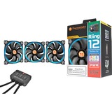 Thermaltake CL-F042-PL12SW-B sistema di raffreddamento per computer Case per computer Ventilatore 12 cm Nero Ventilatore, 12 cm, 800 Giri/min, 1500 Giri/min, 26,4 dB, 40,6 pdc/min