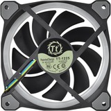 Thermaltake CL-F056-PL14SW-A sistema di raffreddamento per computer Case per computer Ventilatore 14 cm Grigio Nero, Ventilatore, 14 cm, 1400 Giri/min, 27,2 dB, 63,19 pdc/min, 1,53 m³/h