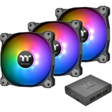 Thermaltake CL-F063-PL12SW-A sistema di raffreddamento per computer Case per computer Ventilatore 12 cm Nero, Bianco Nero, Ventilatore, 12 cm, 500 Giri/min, 1500 Giri/min, 56,45 pdc/min, Nero, Bianco