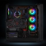 Thermaltake CL-F063-PL12SW-A sistema di raffreddamento per computer Case per computer Ventilatore 12 cm Nero, Bianco Nero, Ventilatore, 12 cm, 500 Giri/min, 1500 Giri/min, 56,45 pdc/min, Nero, Bianco