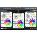 Thermaltake CL-F070-PL20SW-A sistema di raffreddamento per computer Case per computer Ventilatore 20 cm Nero Nero, Ventilatore, 20 cm, 500 Giri/min, 1500 Giri/min, 117,96 pdc/min, Nero