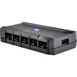 Thermaltake Commander FP Nero, Controllo ventola Nero, Molex, Nero, Plastica, 81 mm, 44 mm, 18 mm