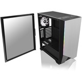 Thermaltake H550 TG ARGB Midi Tower Nero, Grigio Nero, Midi Tower, PC, Nero, Grigio, ATX, micro ATX, Mini-ITX, SPCC, Blu, Verde, Rosso