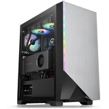 Thermaltake H550 TG ARGB Midi Tower Nero, Grigio Nero, Midi Tower, PC, Nero, Grigio, ATX, micro ATX, Mini-ITX, SPCC, Blu, Verde, Rosso