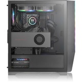 Thermaltake H550 TG ARGB Midi Tower Nero, Grigio Nero, Midi Tower, PC, Nero, Grigio, ATX, micro ATX, Mini-ITX, SPCC, Blu, Verde, Rosso