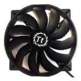 Thermaltake Pure 20 Case per computer Ventilatore 20 cm Nero Nero, Ventilatore, 20 cm, 800 Giri/min, 28,2 dB, 129,639 pdc/min, Nero