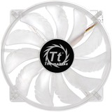 Thermaltake Pure 20 LED Case per computer Ventilatore 20 cm Trasparente, Ventola trasparente, Ventilatore, 20 cm, 800 Giri/min, 28,2 dB, 129,639 pdc/min, Trasparente