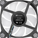 Thermaltake Pure Duo 14 Universale Ventilatore 14 cm Nero 2 pz Nero/trasparente, Ventilatore, 14 cm, 500 Giri/min, 1500 Giri/min, 33,5 dB, 82,23 pdc/min