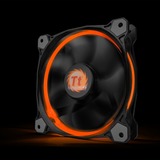 Thermaltake Riing 12 Case per computer Ventilatore 12 cm Nero Ventilatore, 12 cm, 800 Giri/min, 1500 Giri/min, 26,4 dB, 40,6 pdc/min