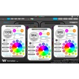 Thermaltake Riing Duo 12 RGB Premium Edition Case per computer Ventilatore 12 cm Nero Nero, Ventilatore, 12 cm, 500 Giri/min, 1500 Giri/min, 23,9 dB, 42,45 pdc/min