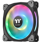 Thermaltake Riing Duo 14 LED RGB Premium Edition Case per computer Ventilatore Nero Nero, Ventilatore, 500 Giri/min, 1400 Giri/min, 26,2 dB, 60,87 pdc/min, Nero