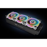 Thermaltake Riing Quad 12 RGB Case per computer Ventilatore 12 cm Bianco bianco, Ventilatore, 12 cm, 500 Giri/min, 1500 Giri/min, 25,2 dB, 40,9 pdc/min