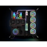 Thermaltake Riing Quad 12 RGB Case per computer Ventilatore 12 cm Bianco bianco, Ventilatore, 12 cm, 500 Giri/min, 1500 Giri/min, 25,2 dB, 40,9 pdc/min