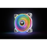 Thermaltake Riing Quad 12 RGB Case per computer Ventilatore 12 cm Bianco bianco, Ventilatore, 12 cm, 500 Giri/min, 1500 Giri/min, 25,2 dB, 40,9 pdc/min