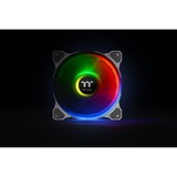 Thermaltake Riing Quad 12 RGB Case per computer Ventilatore 12 cm Bianco bianco, Ventilatore, 12 cm, 500 Giri/min, 1500 Giri/min, 25,2 dB, 40,9 pdc/min