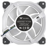 Thermaltake Riing Quad 12 RGB Case per computer Ventilatore 12 cm Bianco, Ventola bianco, Ventilatore, 12 cm, 500 Giri/min, 1500 Giri/min, 25,2 dB, 40,9 pdc/min