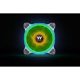 Thermaltake Riing Quad 12 RGB Case per computer Ventilatore 12 cm Bianco, Ventola bianco, Ventilatore, 12 cm, 500 Giri/min, 1500 Giri/min, 25,2 dB, 40,9 pdc/min
