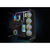 Thermaltake Riing Quad 12 RGB Case per computer Ventilatore 12 cm Nero Nero, Ventilatore, 12 cm, 500 Giri/min, 1500 Giri/min, 25,2 dB, 40,9 pdc/min