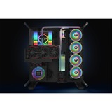 Thermaltake Riing Quad 12 RGB Case per computer Ventilatore 12 cm Nero Nero, Ventilatore, 12 cm, 500 Giri/min, 1500 Giri/min, 25,2 dB, 40,9 pdc/min