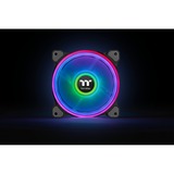 Thermaltake Riing Quad 12 RGB Case per computer Ventilatore 12 cm Nero Nero, Ventilatore, 12 cm, 500 Giri/min, 1500 Giri/min, 25,2 dB, 40,9 pdc/min