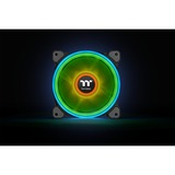 Thermaltake Riing Quad 12 RGB Case per computer Ventilatore 12 cm Nero Nero, Ventilatore, 12 cm, 500 Giri/min, 1500 Giri/min, 25,2 dB, 40,9 pdc/min