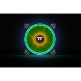 Thermaltake Riing Quad 12 RGB Case per computer Ventilatore 12 cm Nero Nero, Ventilatore, 12 cm, 500 Giri/min, 1500 Giri/min, 25,2 dB, 40,9 pdc/min