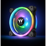 Thermaltake Riing Trio 12 LED RGB Radiator Fan TT Premium Edition Case per computer Ventilatore 12 cm Nero Ventilatore, 12 cm, 500 Giri/min, 1500 Giri/min, 25,2 dB, 41,13 pdc/min