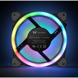 Thermaltake Riing Trio 12 LED RGB Radiator Fan TT Premium Edition Case per computer Ventilatore 12 cm Nero Ventilatore, 12 cm, 500 Giri/min, 1500 Giri/min, 25,2 dB, 41,13 pdc/min