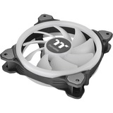 Thermaltake Riing Trio 12 LED RGB Radiator Fan TT Premium Edition Case per computer Ventilatore 12 cm Nero Ventilatore, 12 cm, 500 Giri/min, 1500 Giri/min, 25,2 dB, 41,13 pdc/min