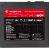 Thermaltake SPG-600DH2CCB alimentatore per computer 600 W 24-pin ATX ATX Nero, Rosso, Alimentatore PC Nero, 600 W, 100 - 240 V, 720 W, 47 - 63 Hz, 9 A, Attivo