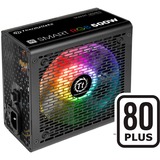 Thermaltake Smart RGB alimentatore per computer 500 W 20+4 pin ATX ATX Nero Nero, 500 W, 230 V, 50 - 60 Hz, 5 A, Attivo, 100 W