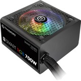 Thermaltake Smart RGB alimentatore per computer 700 W 20+4 pin ATX ATX Nero Nero, 700 W, 230 V, 50 - 60 Hz, 9 A, Attivo, 120 W