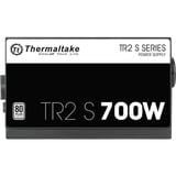 Thermaltake TRS-700AH2NK alimentatore per computer 700 W 20+4 pin ATX ATX Nero, Alimentatore PC Nero, 700 W, 230 V, 50 - 60 Hz, 9 A, Attivo, 120 W