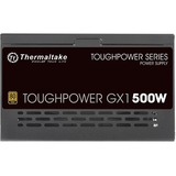 Thermaltake Toughpower GX1 500W Gold alimentatore per computer ATX Nero Nero, 500 W, 100 - 240 V, 600 W, 47 - 63 Hz, 8 A, Attivo