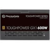 Thermaltake Toughpower GX1 600W Gold alimentatore per computer 24-pin ATX ATX Nero Nero, 600 W, 100 - 240 V, 720 W, 47 - 63 Hz, 9 A, Attivo