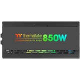 Thermaltake Toughpower PF1 alimentatore per computer 850 W 24-pin ATX Nero, Alimentatore PC Nero, 850 W, 100 - 240 V, 1020 W, 50/60 Hz, 12 A, Attivo