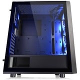 Thermaltake Versa J25 TG RGB Midi Tower Nero, Chassis Tower Nero, Midi Tower, PC, Nero, ATX, micro ATX, Mini-ITX, SPCC, Ventole, Frontale
