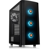 Thermaltake Versa J25 TG RGB Midi Tower Nero, Chassis Tower Nero, Midi Tower, PC, Nero, ATX, micro ATX, Mini-ITX, SPCC, Ventole, Frontale