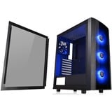 Thermaltake Versa J25 TG RGB Midi Tower Nero, Chassis Tower Nero, Midi Tower, PC, Nero, ATX, micro ATX, Mini-ITX, SPCC, Ventole, Frontale