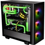 Thermaltake View 21 TG RGB Plus Midi Tower Nero Nero, Midi Tower, PC, Nero, ATX, micro ATX, Mini-ATX, SPCC, Vetro temperato, Giocare