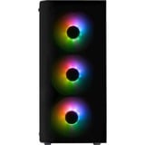 Thermaltake View 21 TG RGB Plus Midi Tower Nero Nero, Midi Tower, PC, Nero, ATX, micro ATX, Mini-ATX, SPCC, Vetro temperato, Giocare
