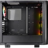 Thermaltake View 21 TG RGB Plus Midi Tower Nero Nero, Midi Tower, PC, Nero, ATX, micro ATX, Mini-ATX, SPCC, Vetro temperato, Giocare