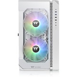 Thermaltake View 51 TG ARGB Snow Midi Tower Bianco, Chassis Tower bianco, Midi Tower, PC, Bianco, ATX, EATX, micro ATX, Mini-ITX, Acciaio, Giocare