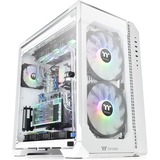 Thermaltake View 51 TG ARGB Snow Midi Tower Bianco, Chassis Tower bianco, Midi Tower, PC, Bianco, ATX, EATX, micro ATX, Mini-ITX, Acciaio, Giocare
