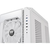Thermaltake View 51 TG ARGB Snow Midi Tower Bianco, Chassis Tower bianco, Midi Tower, PC, Bianco, ATX, EATX, micro ATX, Mini-ITX, Acciaio, Giocare