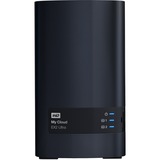 WD My Cloud EX2 Ultra NAS Desktop Collegamento ethernet LAN Nero Armada 385 Nero, NAS, Desktop, Marvell, Armada 385, Nero