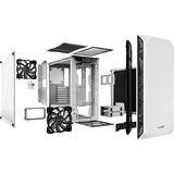 be quiet! BGW35 computer case Tower Bianco bianco, Tower, PC, Bianco, ATX, Mini-ATX, Mini-ITX, ABS sintetico, Acciaio, Vetro temperato, 36,9 cm