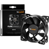 be quiet! PURE WINGS 2, 80mm Case per computer Ventilatore 8 cm Nero Nero, 80mm, Ventilatore, 8 cm, 1900 Giri/min, 18,2 dB, 26,3 pdc/min, 44,45 m³/h