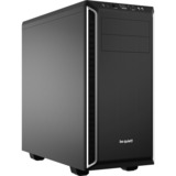 be quiet! Pure Base 600 Midi Tower Nero, Argento Nero/Argento, Midi Tower, PC, Nero, Argento, ATX, micro ATX, Mini-ITX, ABS sintetico, Acciaio, Giocare